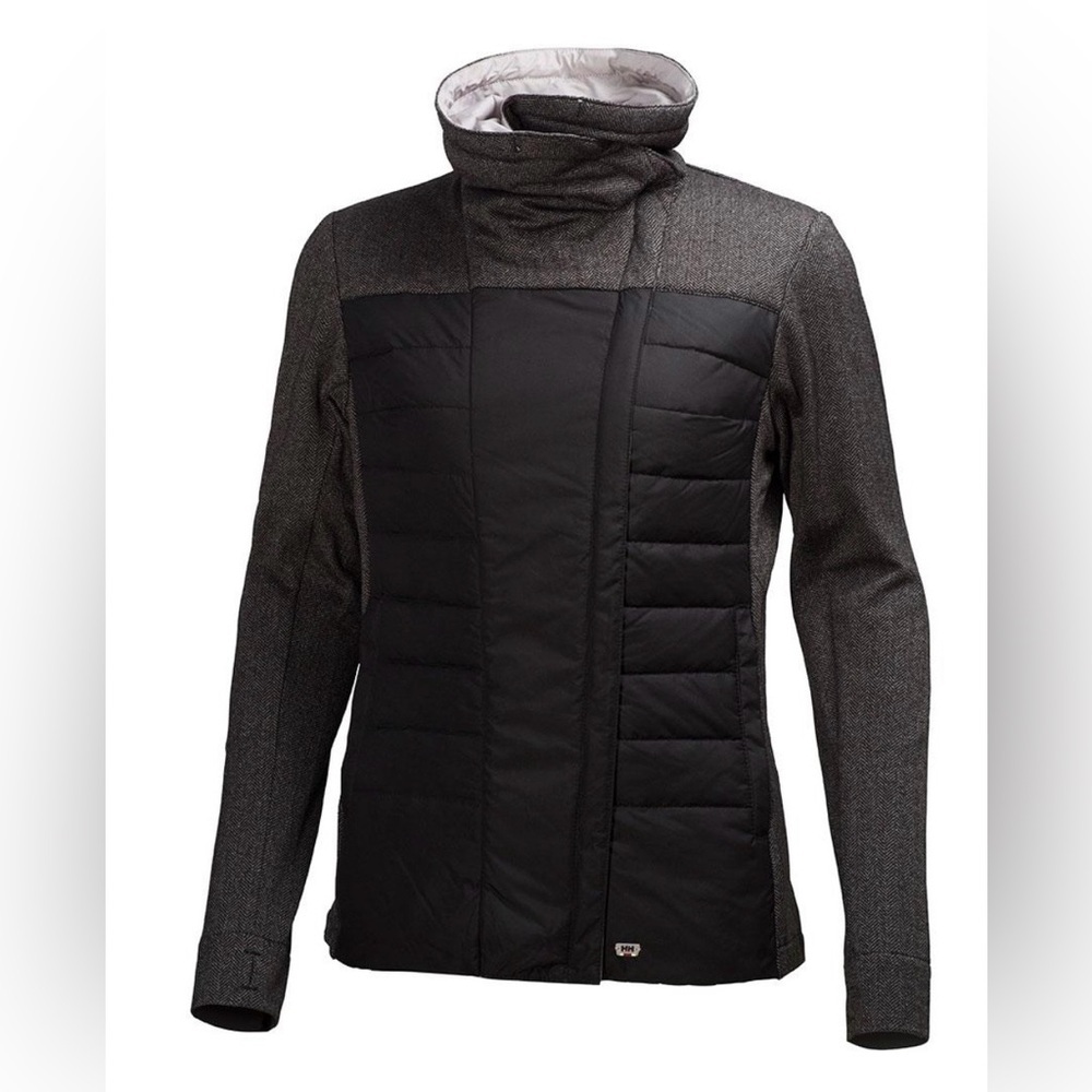 Helly Hansen Astra Hybrid Jacket Small Black Quilted Stretch - Picture 1 of 8